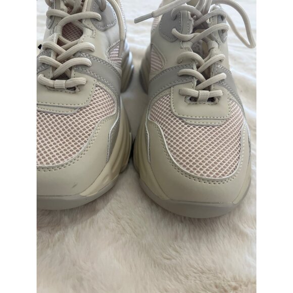 Steve Madden PLIMM Chunky Sneaker, Size 10M –Beige, mesh, PU Leather, New no box - Picture 6 of 10